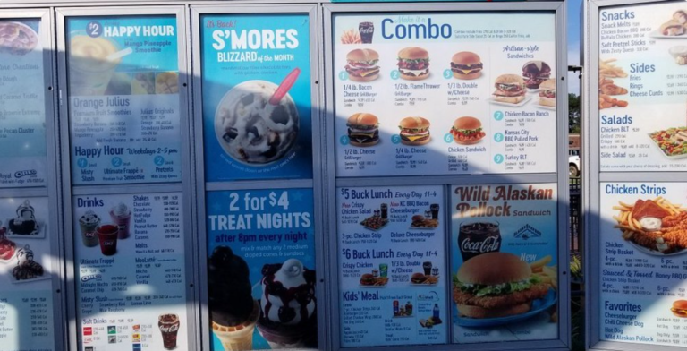 Dairy Queen Drive Thru Menu Prices