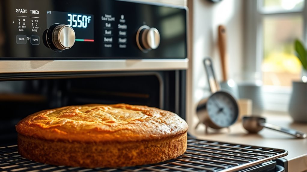 adjust oven temperature accordingly