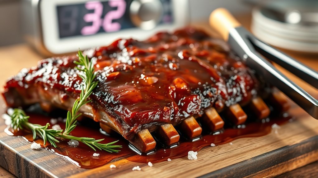 bake beef ribs thoroughly