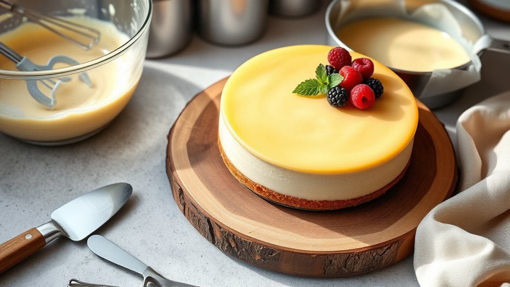 bake cheesecake without pan