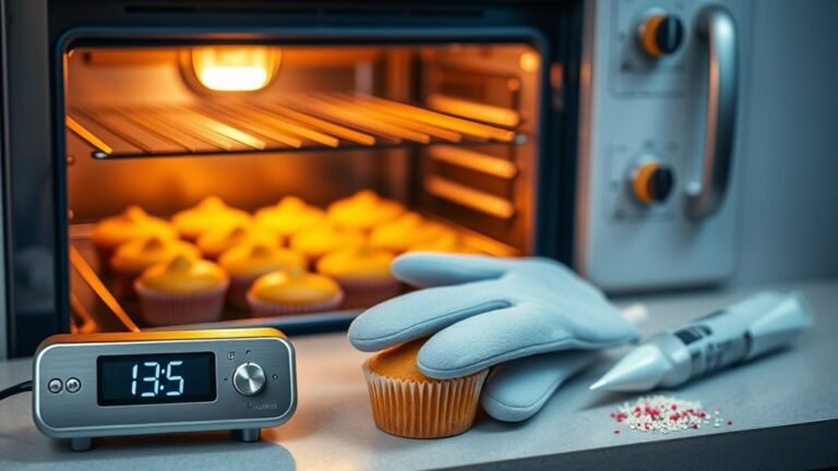 bake cupcakes for proper time
