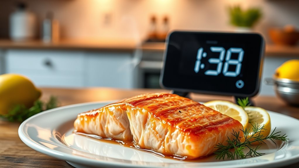 bake salmon based on thickness