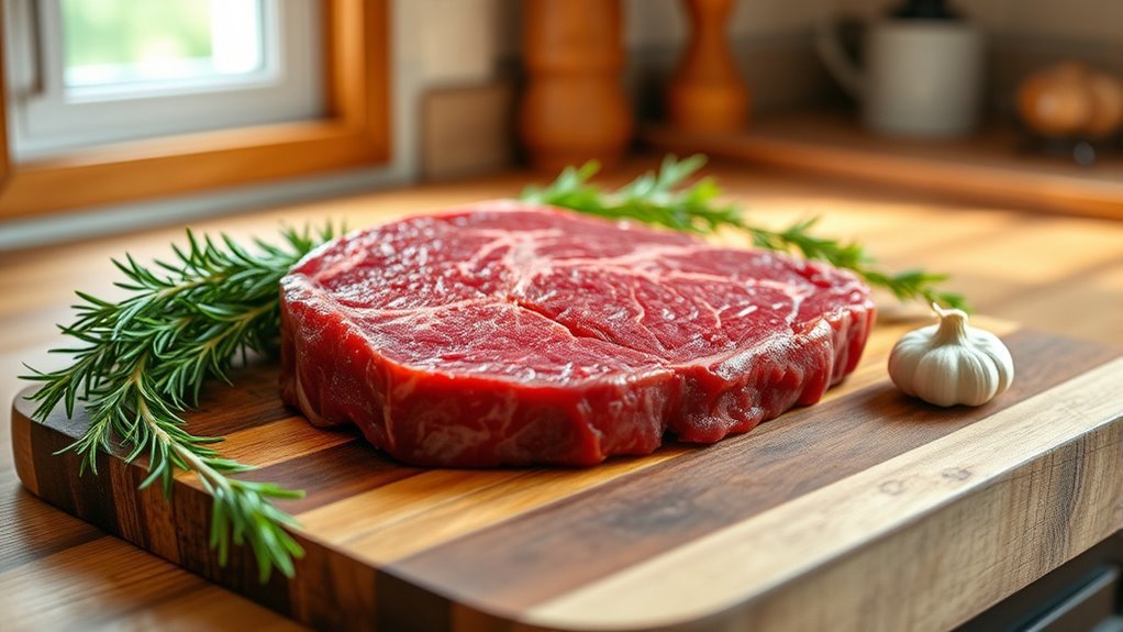 bring steak to room temperature