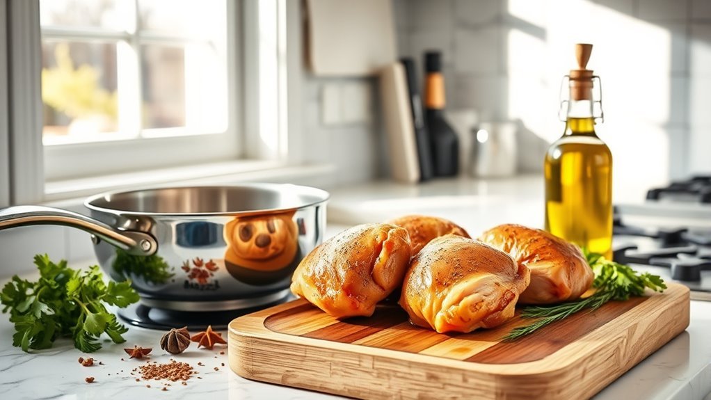 choose heavy skillet oil