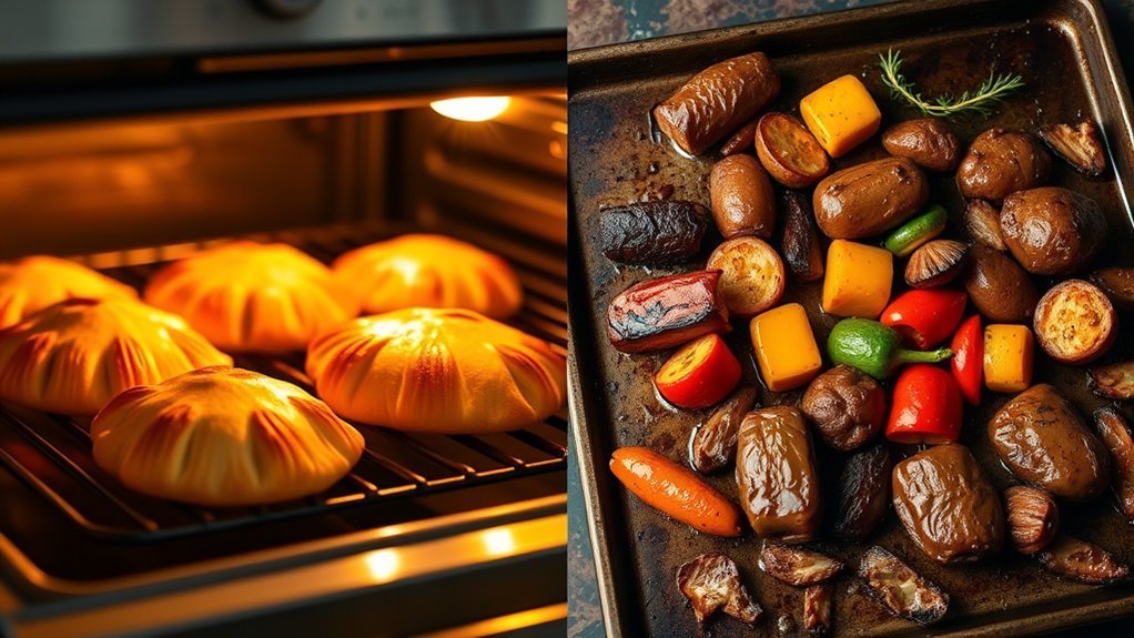 compare baking and roasting