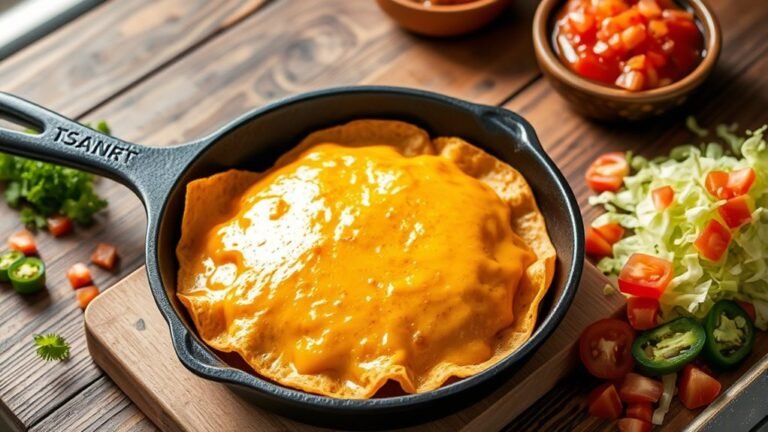 cook cheese into shell