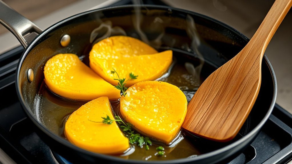 cook polenta until crispy