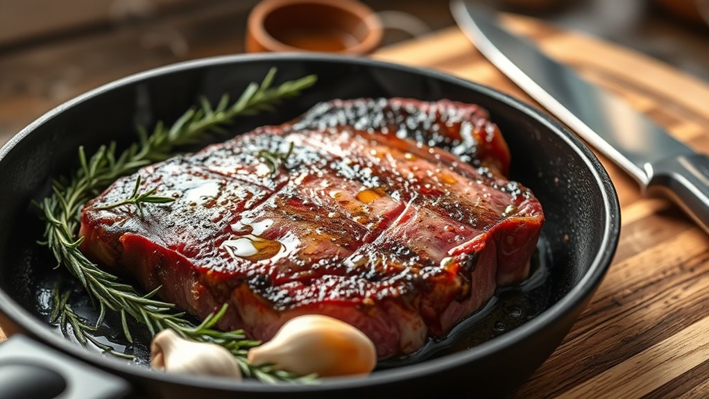 cook steak quickly evenly