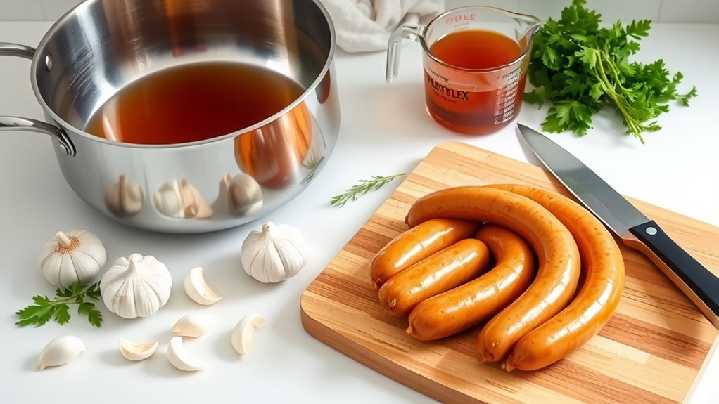 gather ingredients and equipment