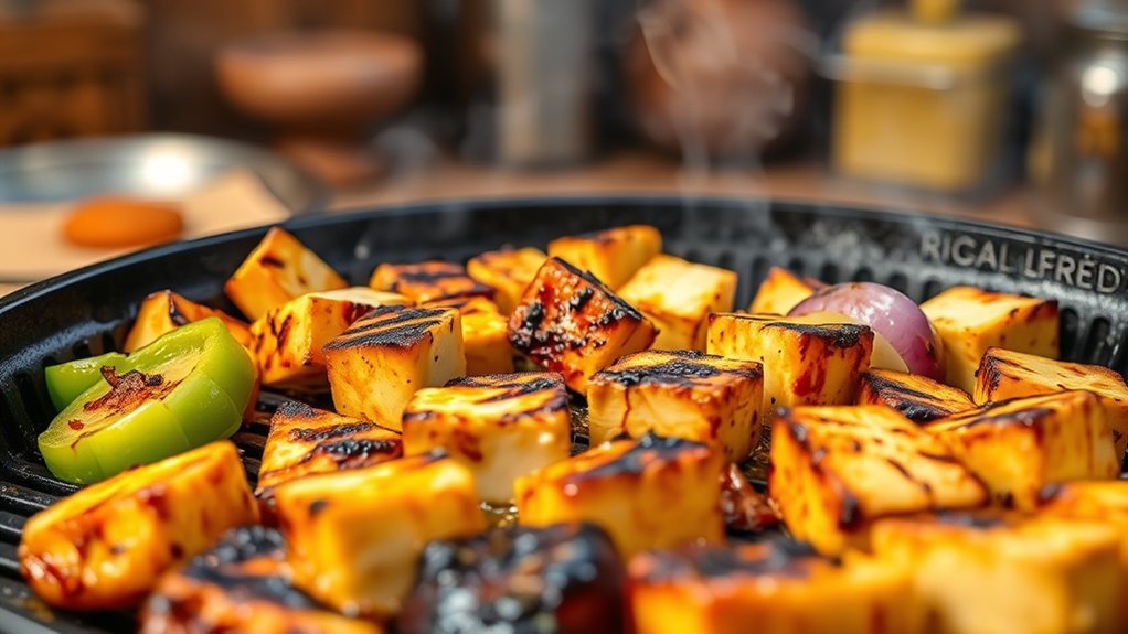 grill or pan fry paneer