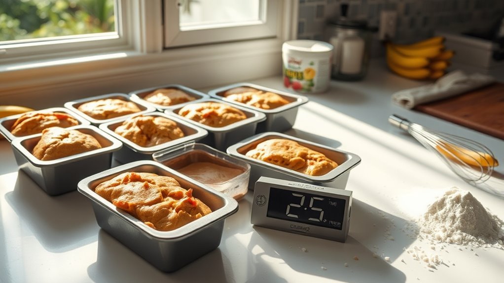 mini loaf baking time