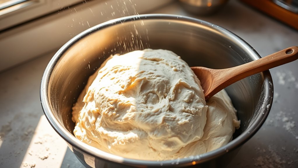 mix hydrate rest incorporate