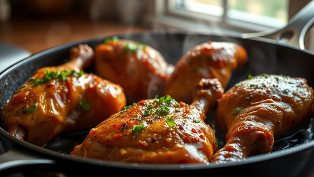 pan fry drumsticks duration