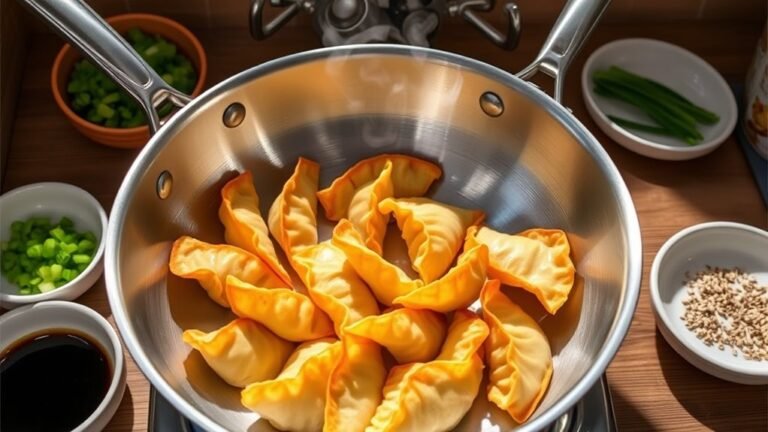 pan fry gyoza step by step
