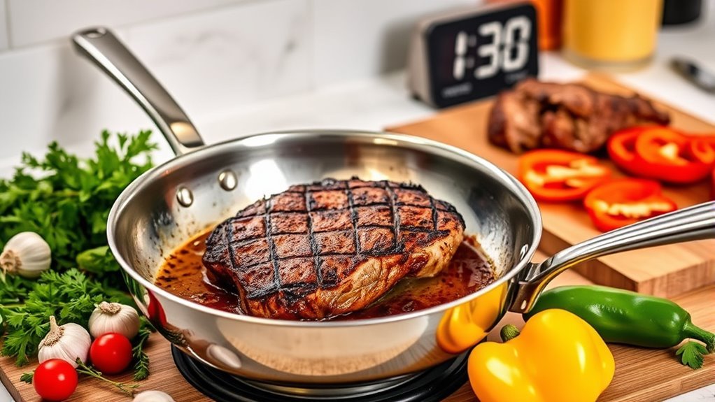 pan seared london broil