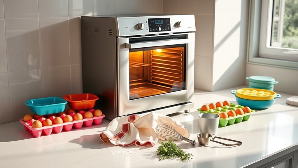 preheat oven and prepare equipment