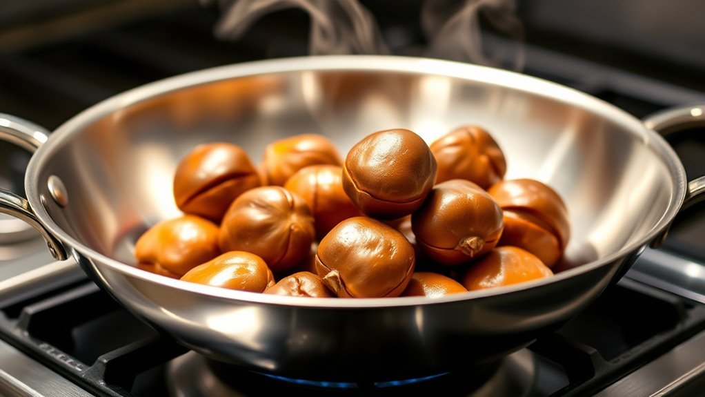 preheat pan thoroughly first