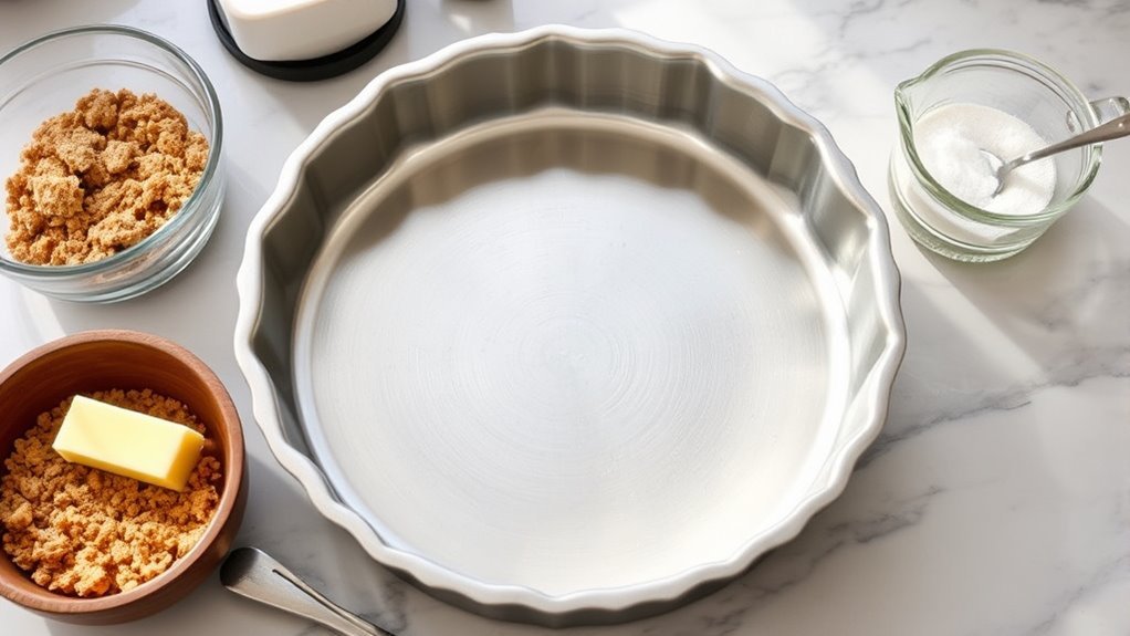 prepare crust and pan