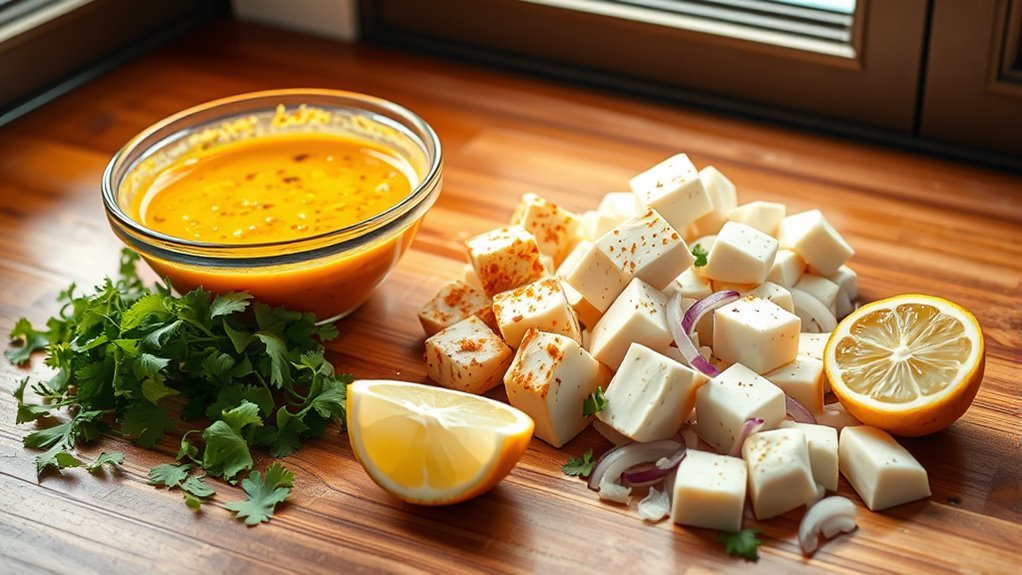 prepare flavorful spiced marinade