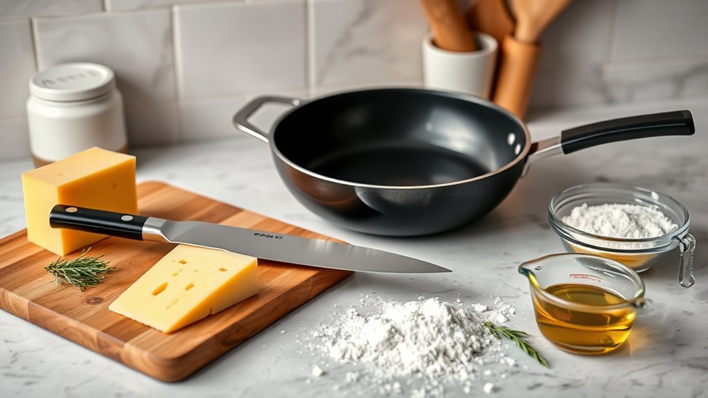 prepare ingredients and tools