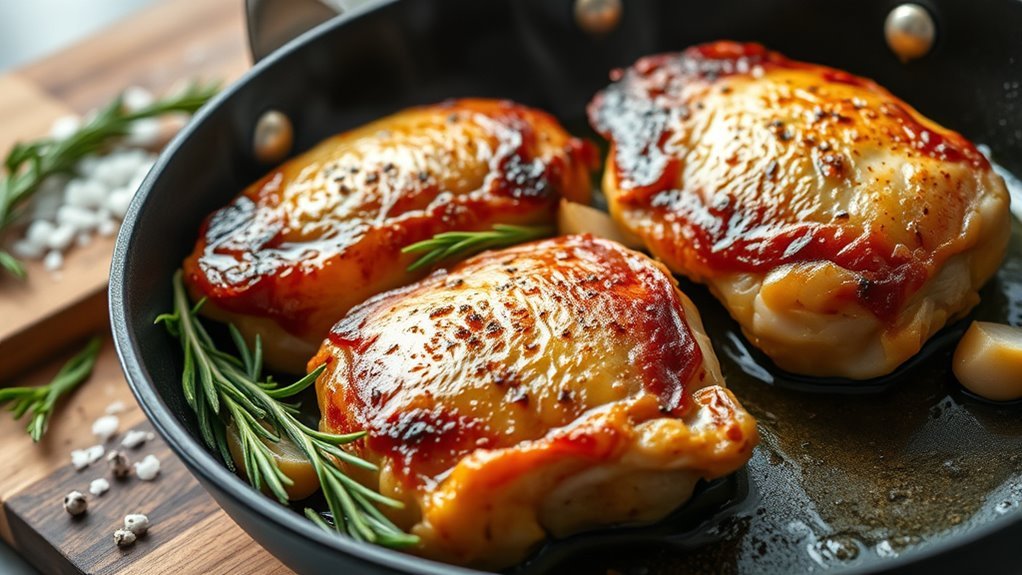 properly seasoned dry seared