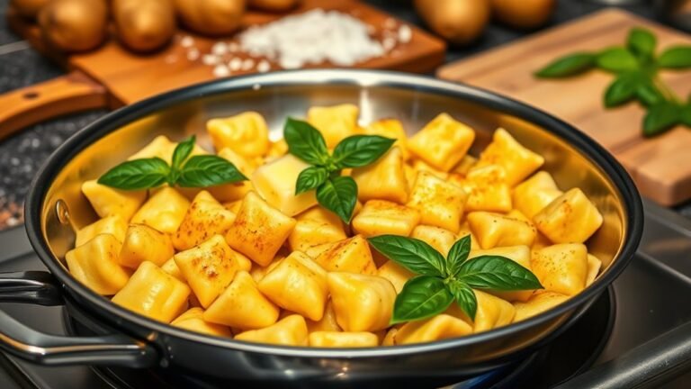 saut gnocchi until crispy