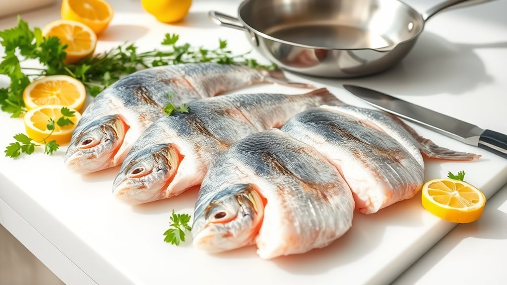 select fresh uniform fillets