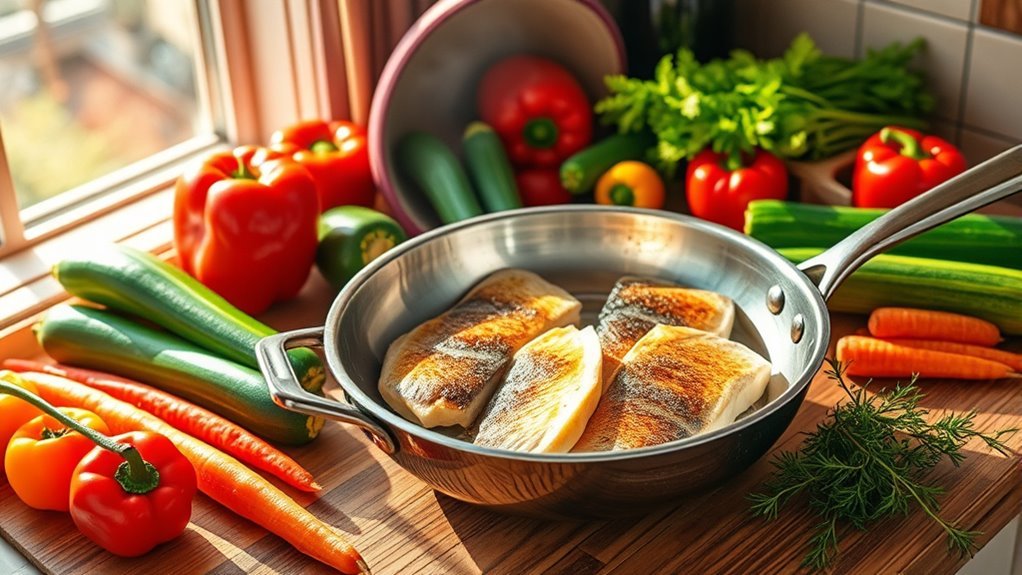 set up station gather ingredients