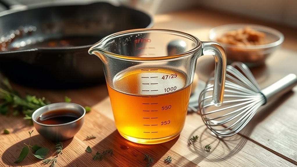 skim and measure fat