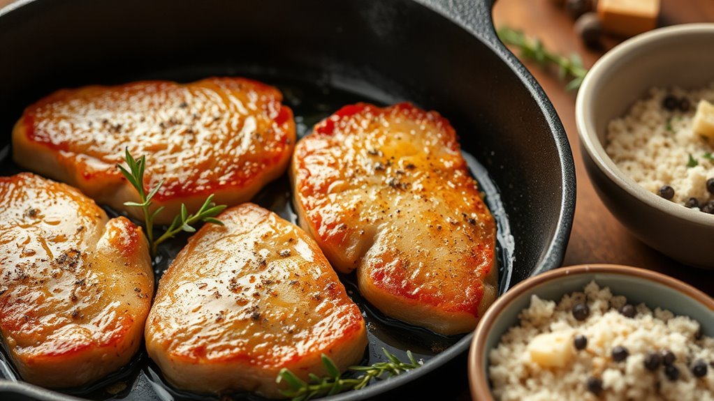 thin seasoned breaded fried