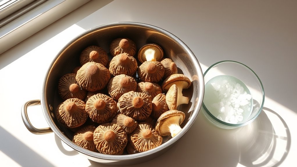 thoroughly clean and soak