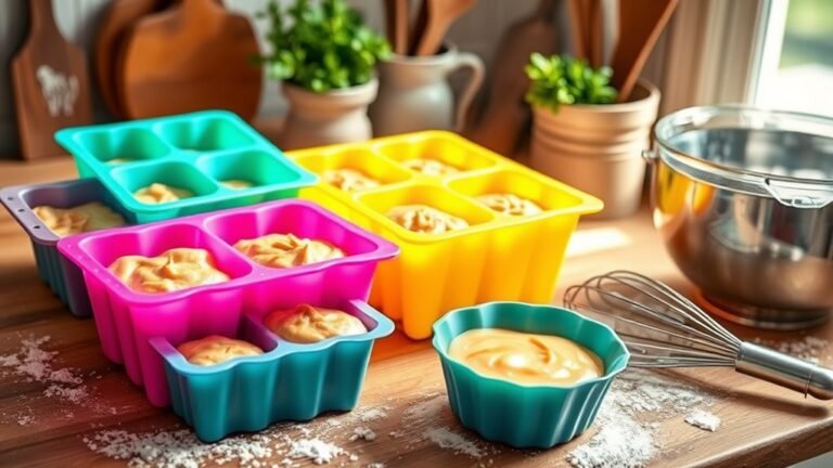 yes silicone molds are bakeable