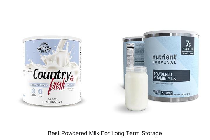 Top Rated: Best Powdered Milk for Long-Term Storage
